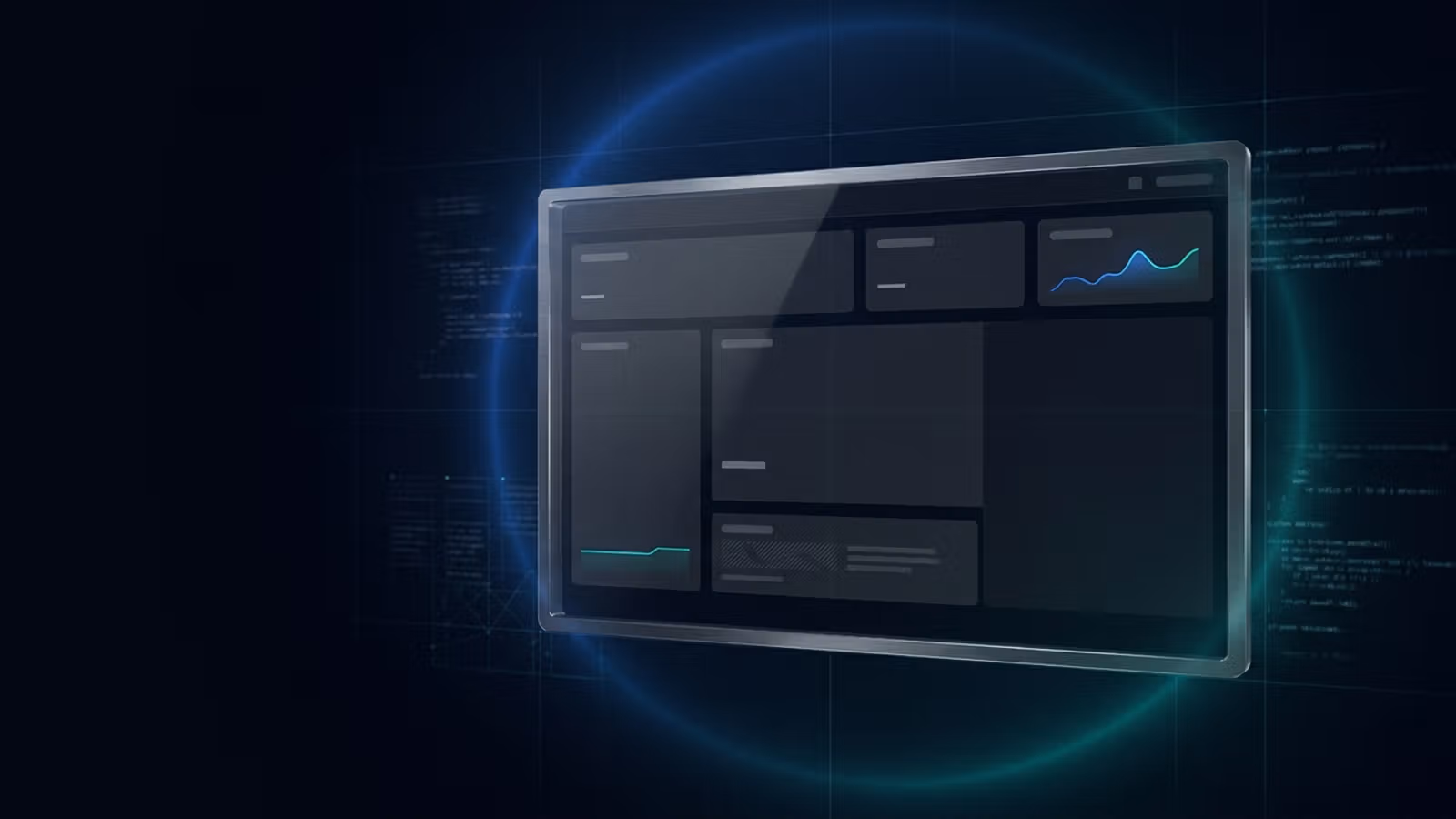 An almost empty admin dashboard interface illustrating the limits of zero-knowledge architecture